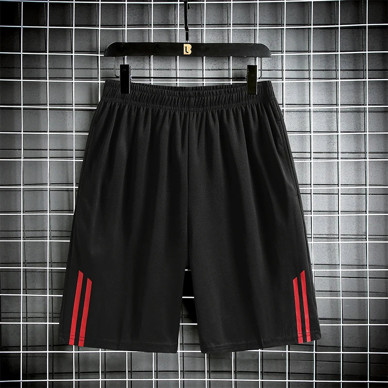 Striped Outdoor Running Shorts – Lightweight Fitness Pants